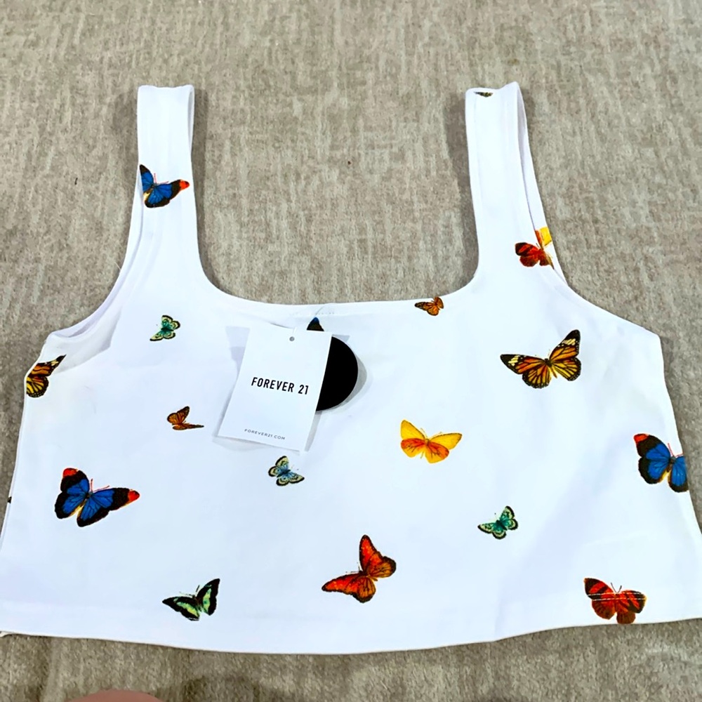 Large women’s butterfly tank top